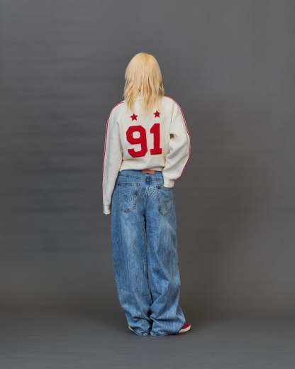 Rhinestone Vintage Denim SL0047