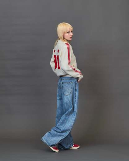 Rhinestone Vintage Denim SL0047