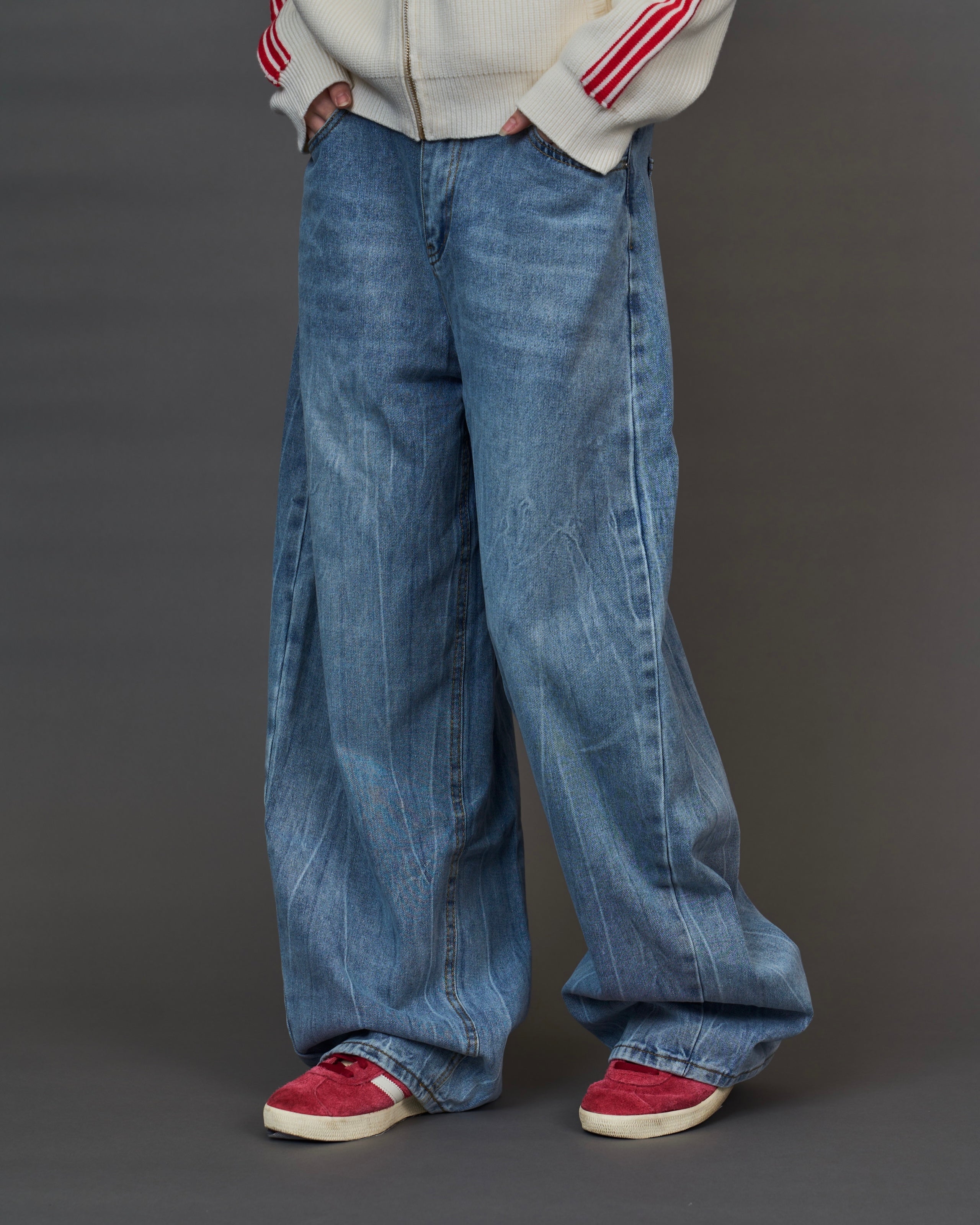 Rhinestone Vintage Denim SL0047