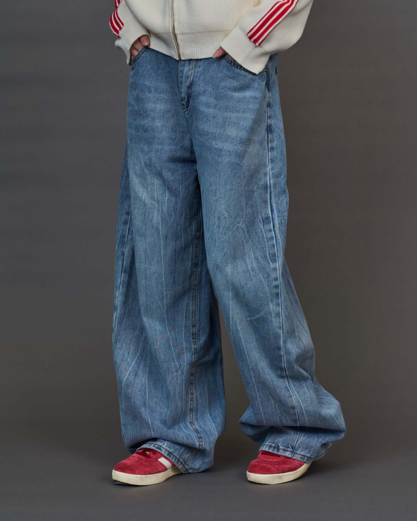 Rhinestone Vintage Denim SL0047