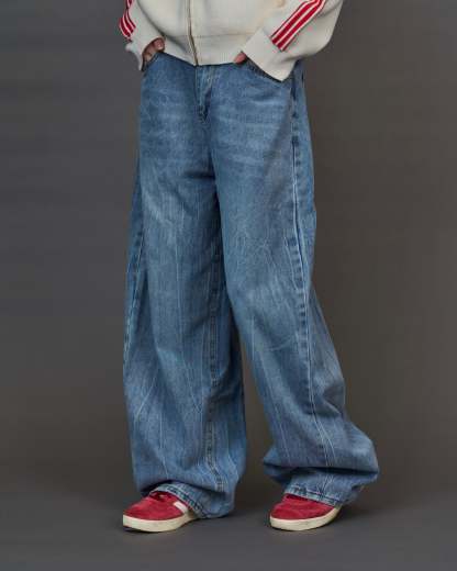 Rhinestone Vintage Denim SL0047