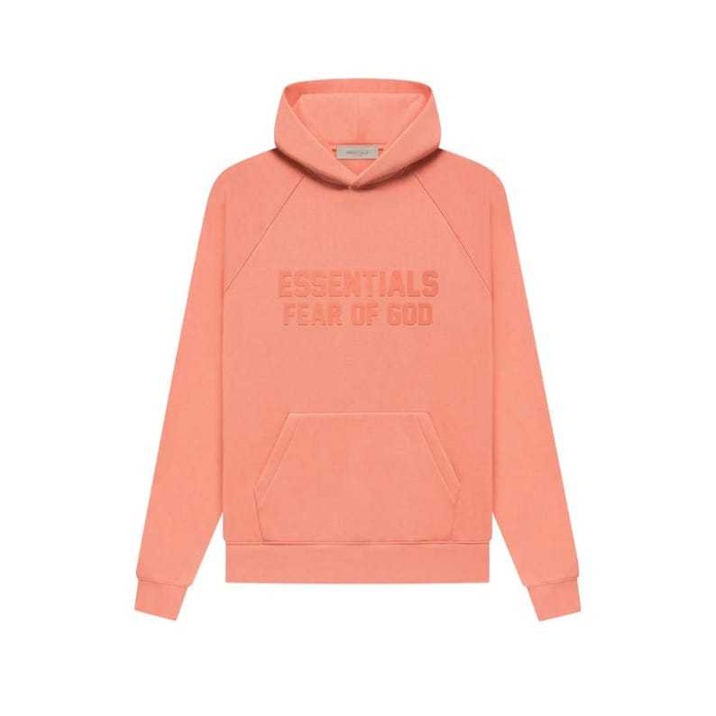 NWT Fear of God Essentials Hoodies FW22 | Unisex Oversized Sweatshirt | Streetwear Pullover | Stretch limo/Light Oatmeal/Dark Oatmeal/Coral