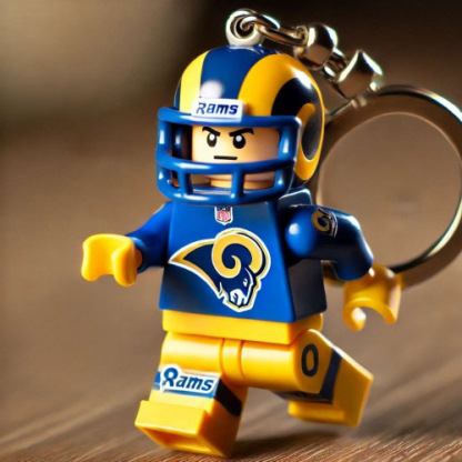 🔥Limited Edition 60% OFF🏈2026 New Football Team Building Blocks Keychain🚛Buy 3 Get Free Shipping