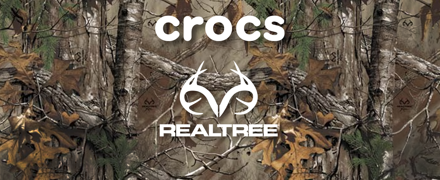 camo crocs realtree slippers clogs mules kids boys adult men gifts dad boyfriend hunting fishing