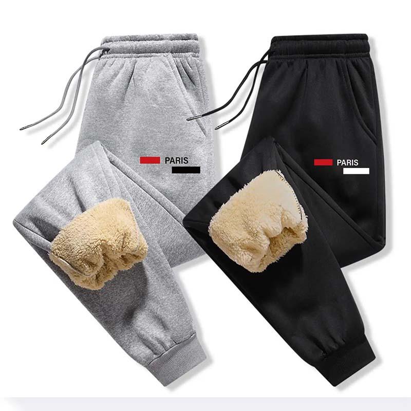 Mens Thermal Fleece Lined Pants Winter Casual Trousers Thick Warm Soft Comfortable for Outdoor Sports and Daily Wear with Fleece Pocket and Drawstring Waist