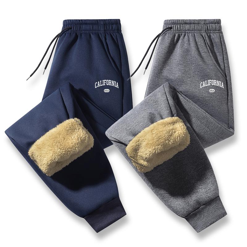 Fluffy Fleece-Lined Sweatpants - Stylish Trendy Streetwear for Cozy Winter Fashion Womenswear Bottom Trouser Fitted Floral