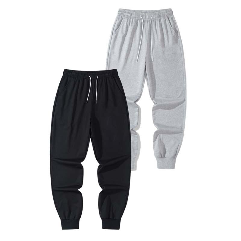 Men's Letter Printed Drawstring Waist Sports Pants with Pockets Casual Regular Fit Jogging Sweatpants for Spring Autumn Daily Wear Athleisure Style