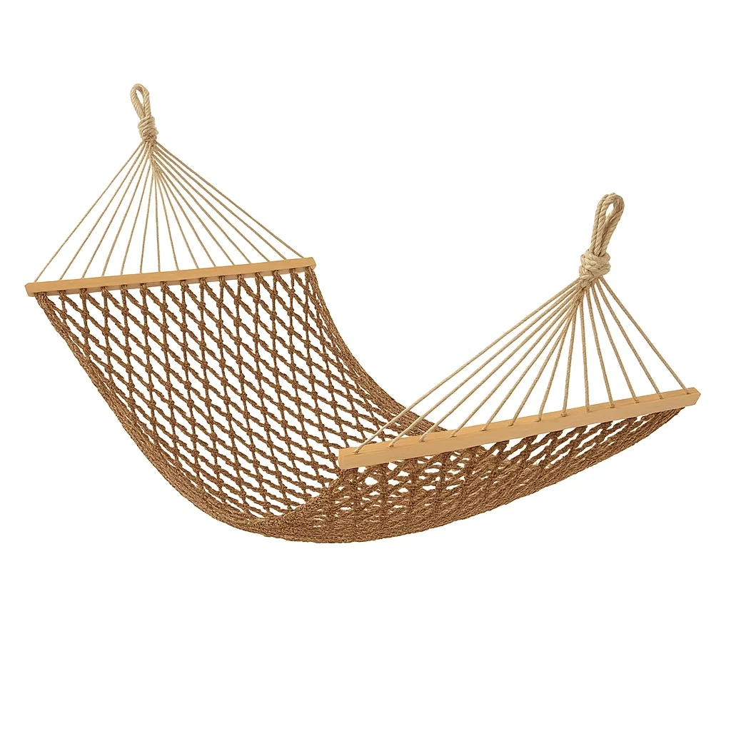 Amaca in corda di cotone marrone