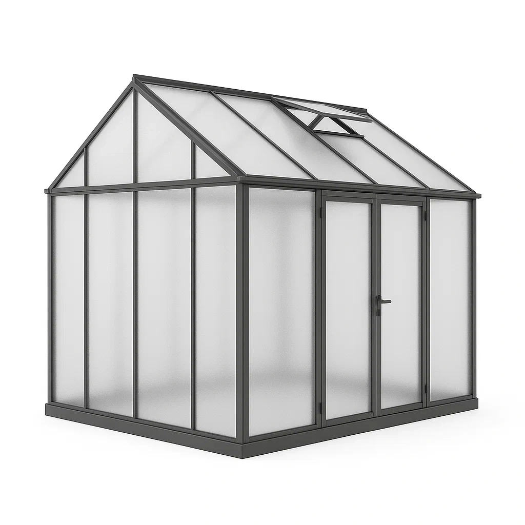 Serra in alluminio e policarbonato 250x160x220 cm