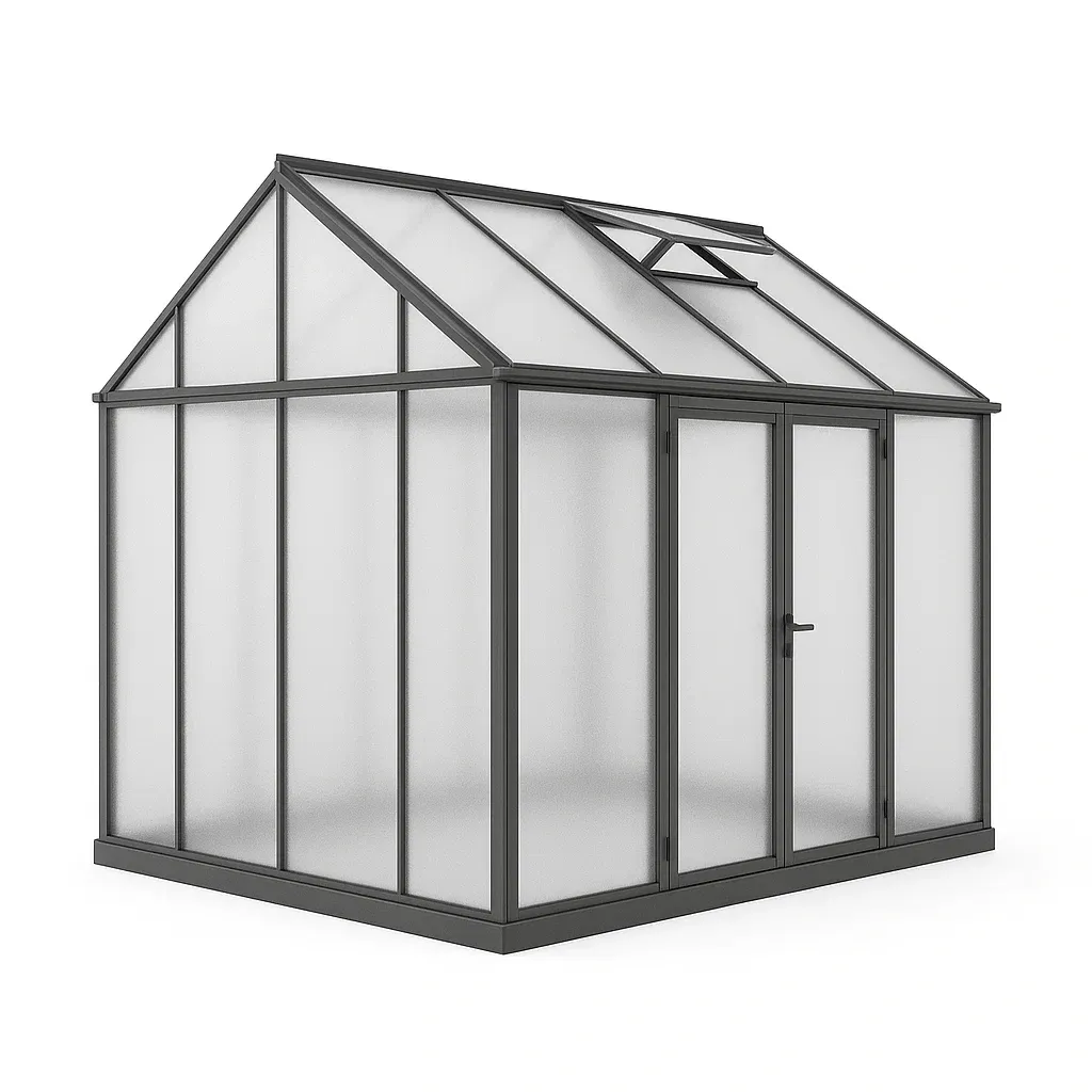 Serra in alluminio e policarbonato 250x160x220 cm