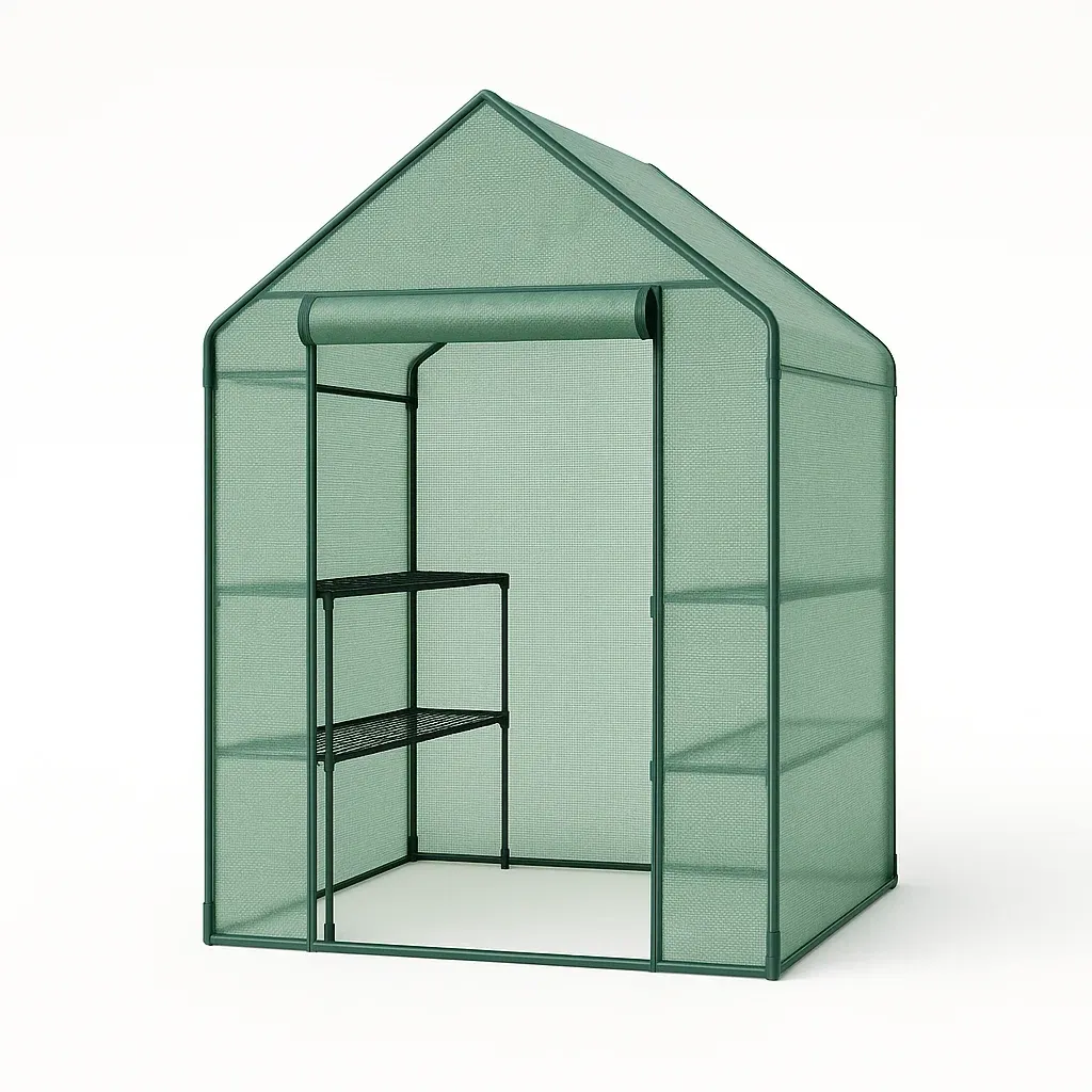 Serra in acciaio e polietilene rinforzato verde