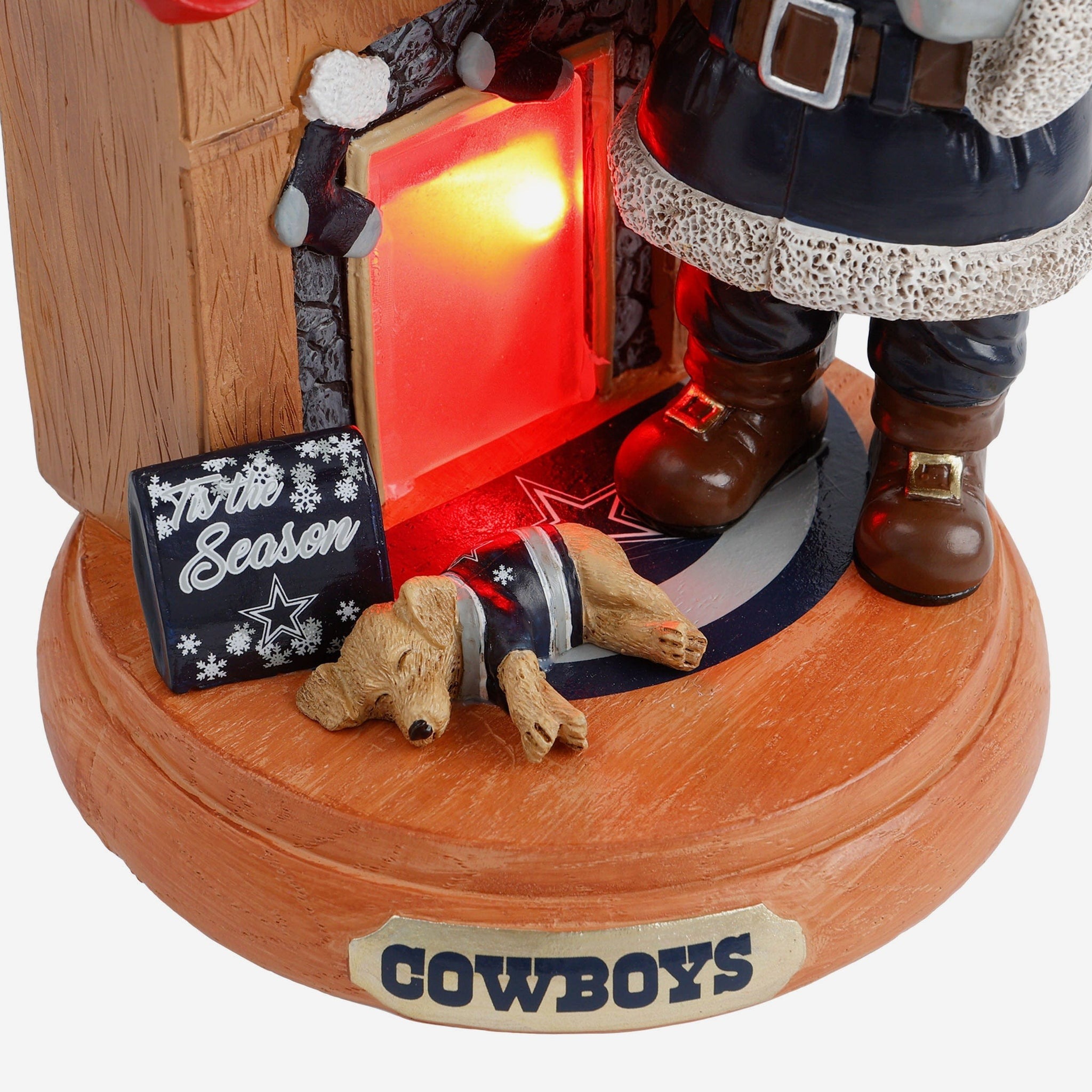 🏈NFL Team Santa Fireplace Figurine