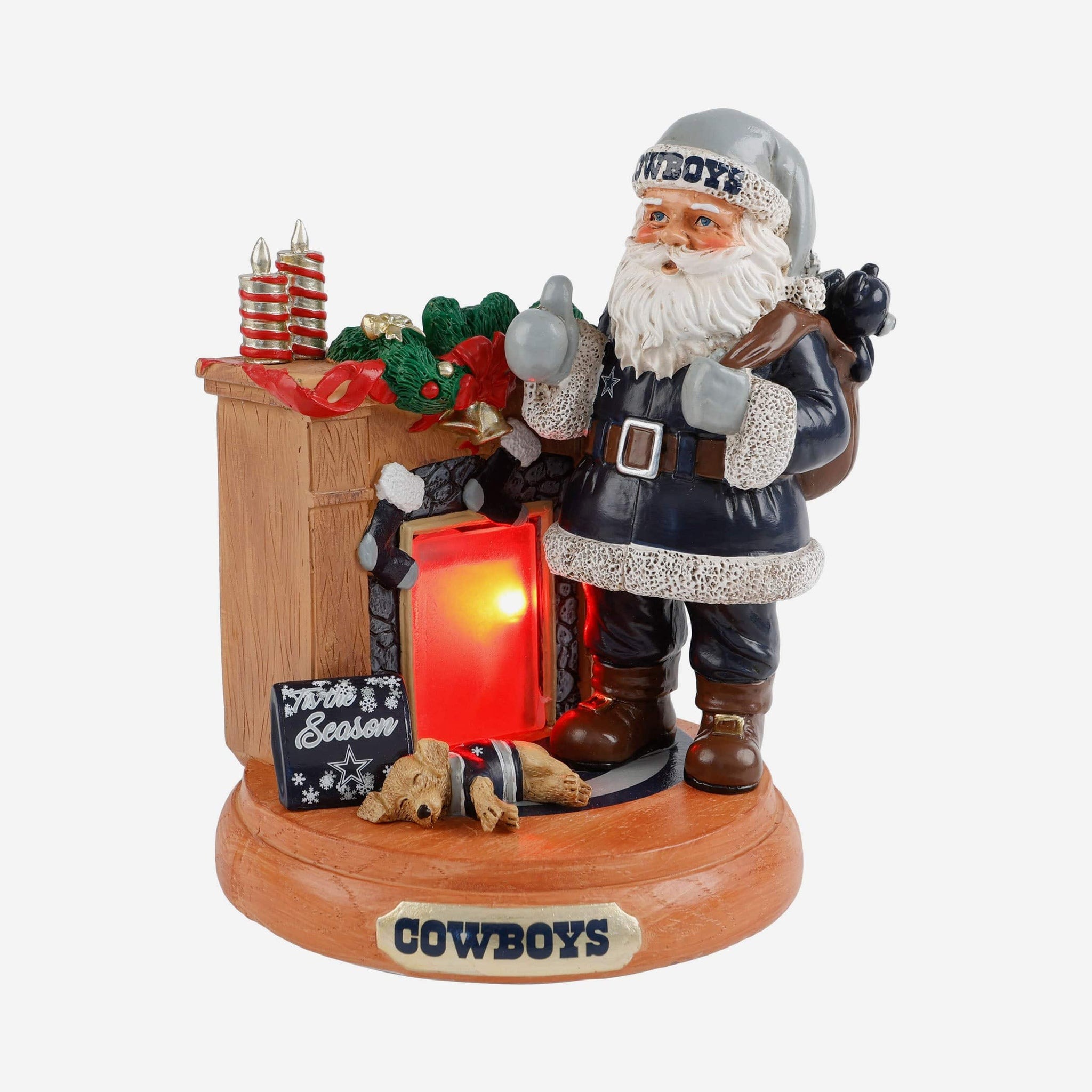 🏈NFL Team Santa Fireplace Figurine
