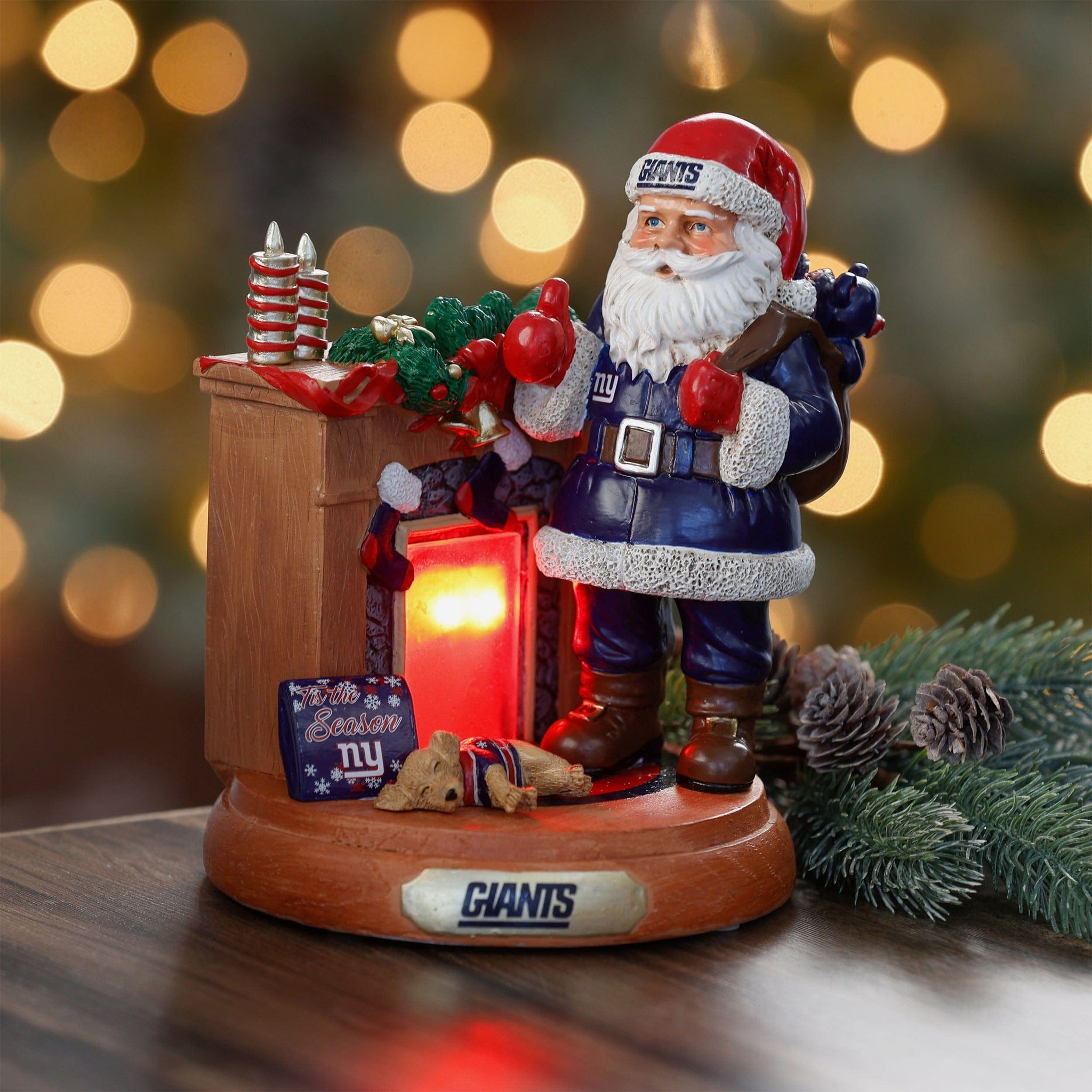 🏈NFL Team Santa Fireplace Figurine