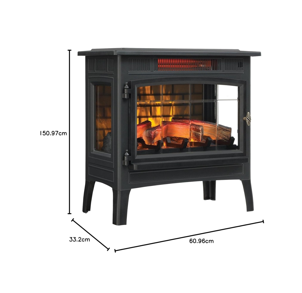 💥Last Day Buy 1 Get 1  Free✨Duraflame 3D Infrared Quartz Electric Fireplace Stove Heater
