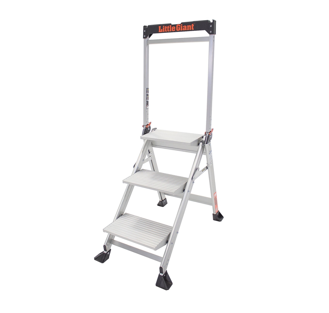 New Year Clearance, Buy 1  Get 1 Free 💝Little Giant Jumbo 3-Step Lightweight Step Stool w/ Safety Bar