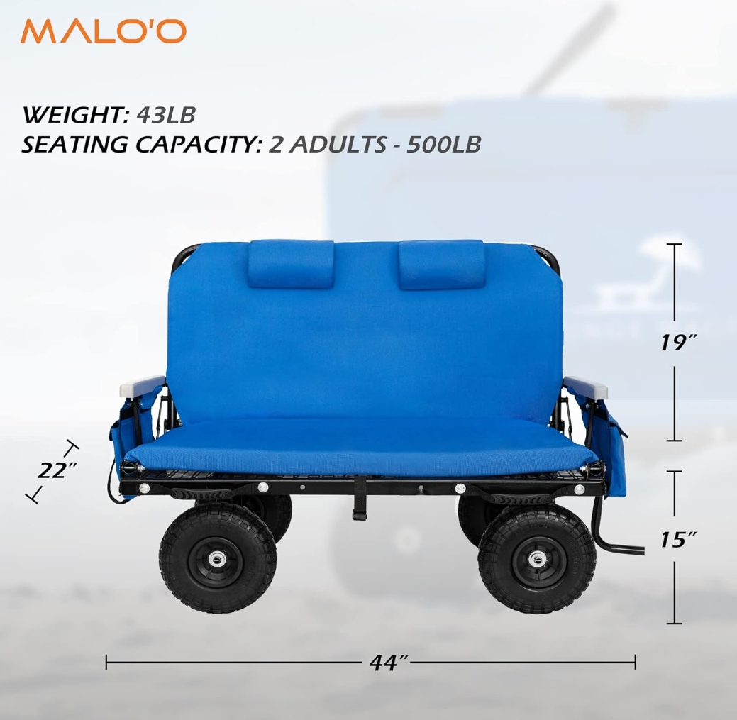💝𝗢𝗳𝗳𝗶𝗰𝗶𝗮𝗹𝗹𝘆 𝗟𝗶𝗰𝗲𝗻𝘀𝗲𝗱 , Buy 2 Get 2 Free✨Lounge Wagon, 500-lb Weight Capacity