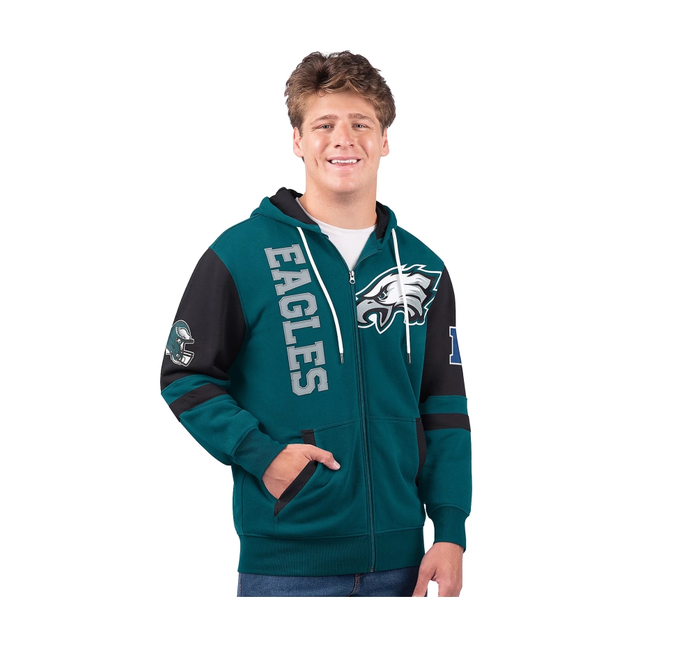 Last day of clearance!!💝Buy 2 Get 4 Free✨NFL Full Zip Hooded Sweatshirt