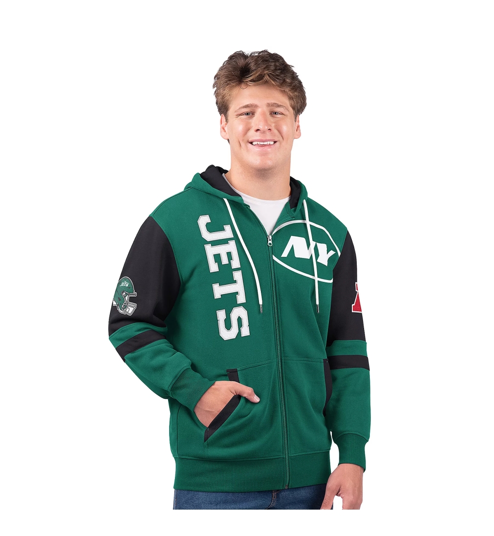 Last day of clearance!!💝Buy 2 Get 4 Free✨NFL Full Zip Hooded Sweatshirt