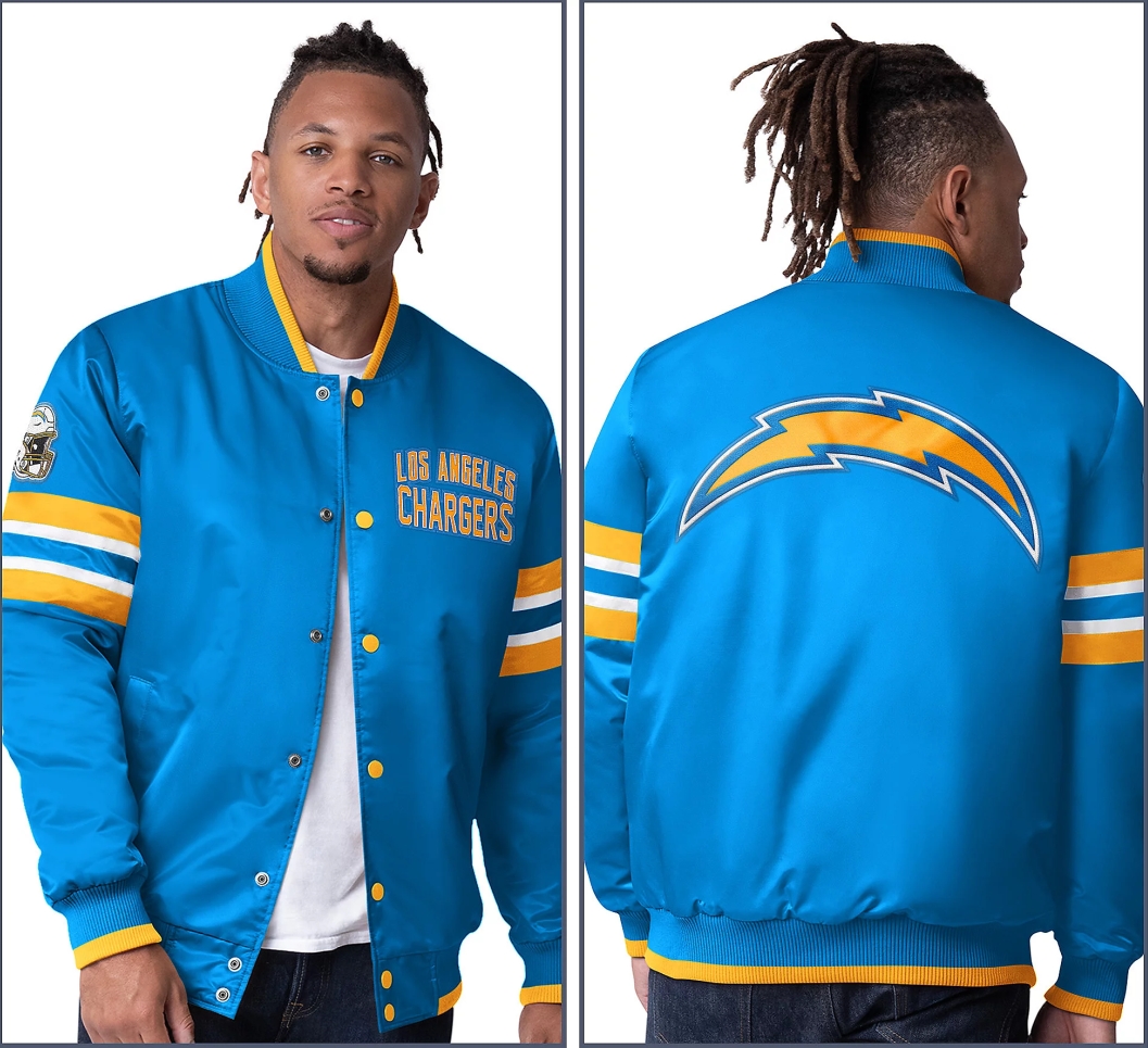 💝💝Last day of clearance!!💝Buy 2 Get 4 Free✨Starter Satin Twill Snap Front Jacket