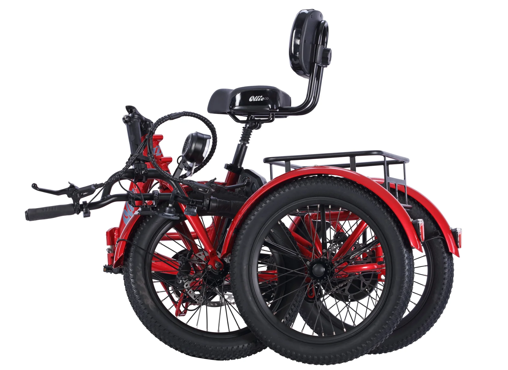 💝Last day clearance✨💝 Buy 1 Get 1 Free✨Ollie Leo electric tricycle with 500W motor and 20MPH speed