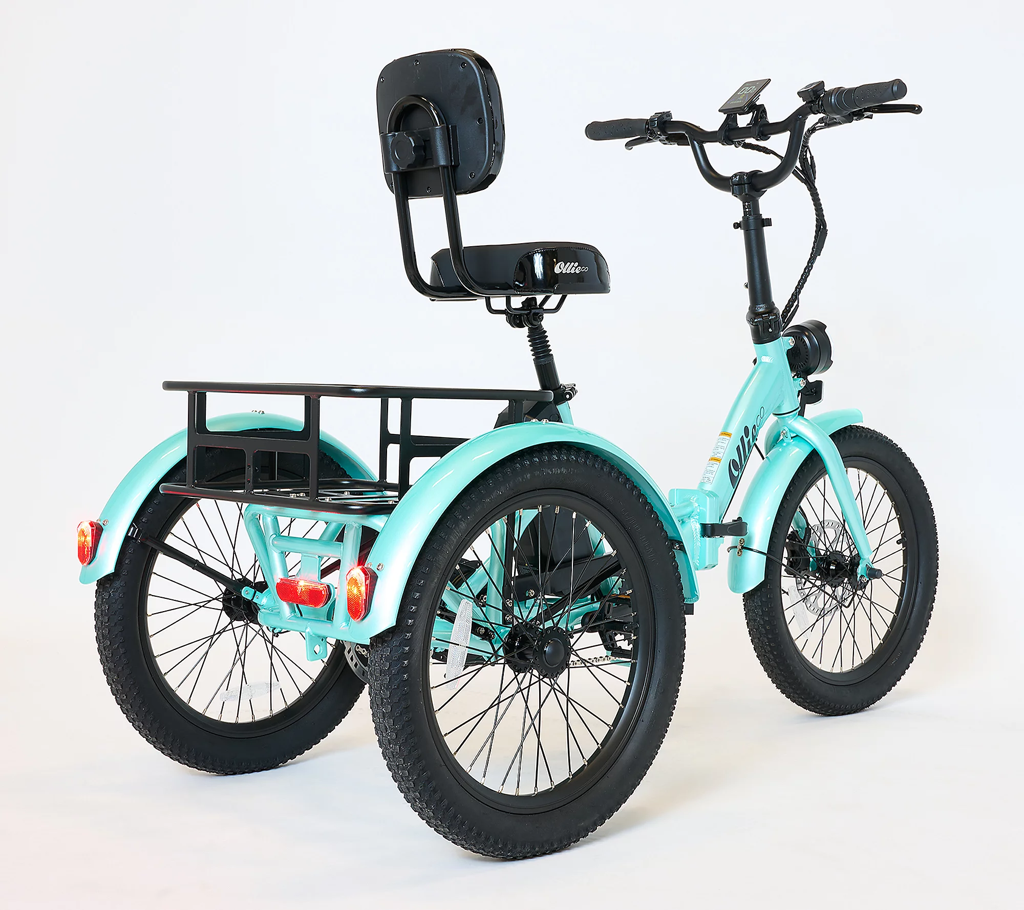 💝Last day clearance✨💝 Buy 1 Get 1 Free✨Ollie Leo electric tricycle with 500W motor and 20MPH speed