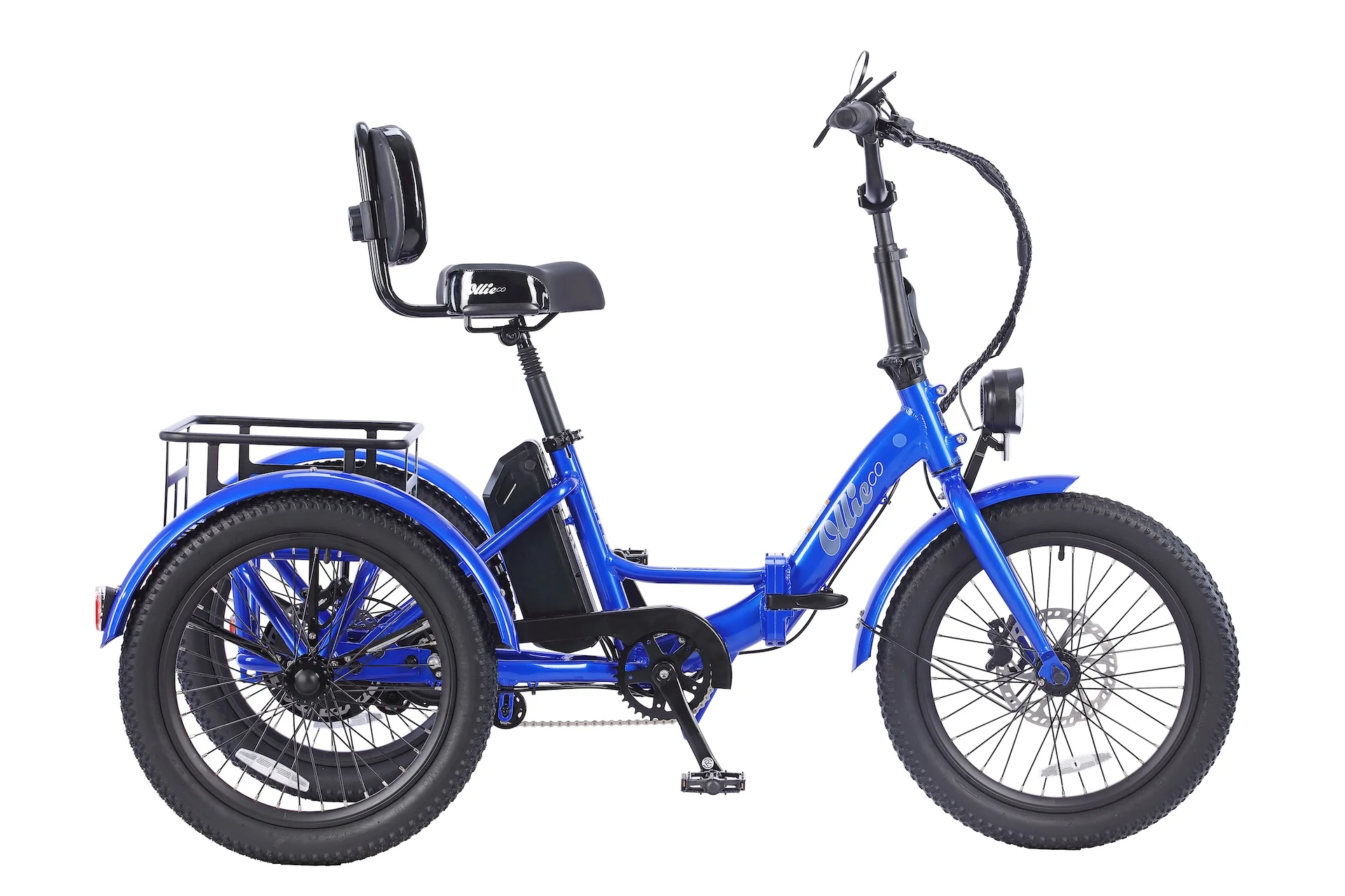💝Last day clearance✨💝 Buy 1 Get 1 Free✨Ollie Leo electric tricycle with 500W motor and 20MPH speed