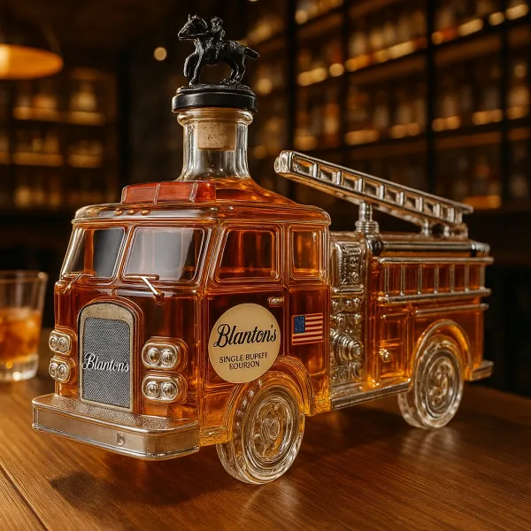 Fire Truck Whiskey Bottle