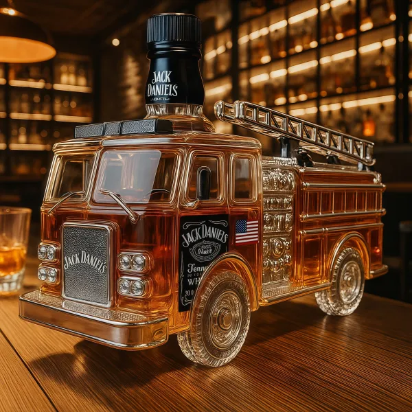 Fire Truck Whiskey Bottle