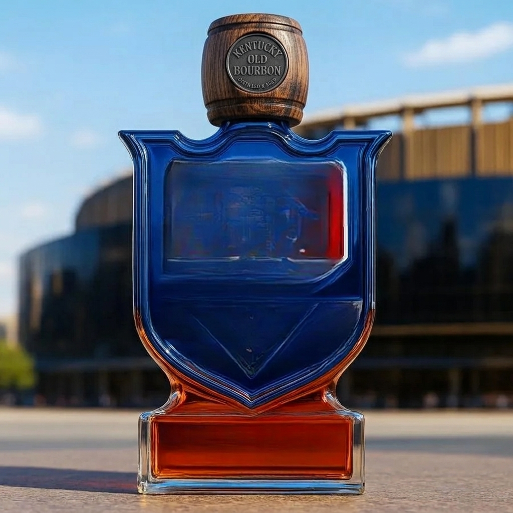 Vintage Ice Hockey Style 100th Anniversary Whiskey Decanter