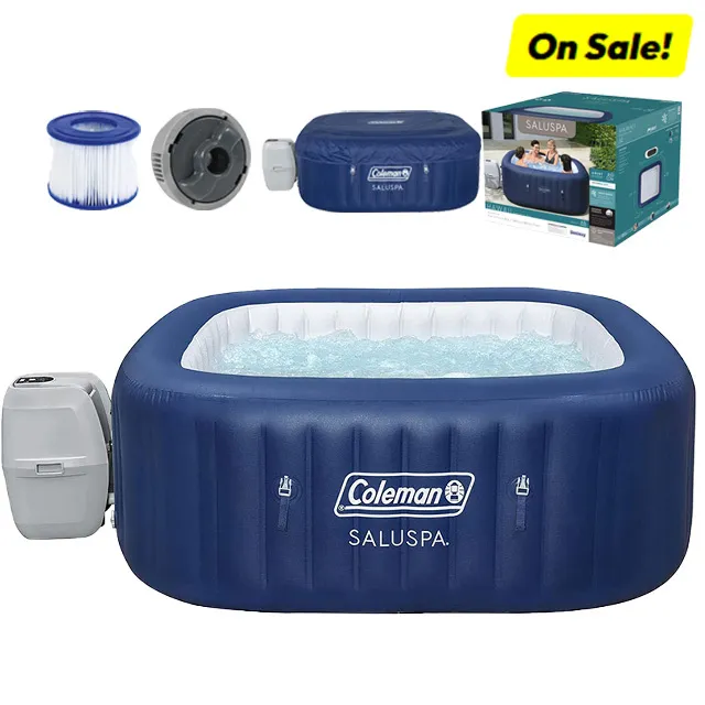 💝Soon to be sold out!!💝Buy 1 get 1 free🔥Coleman Inflatable Spa Hot 🛀Tub 4-6 Person