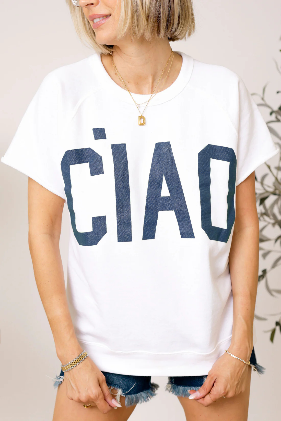 ⏰Hot Sale-Ciao French Terry Graphic Tee