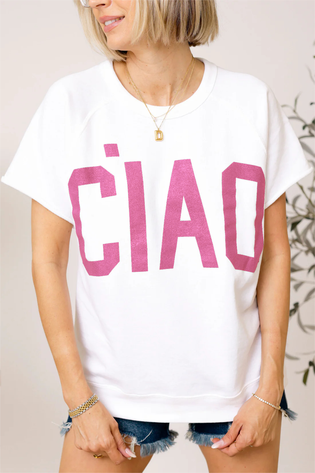 ⏰Hot Sale-Ciao French Terry Graphic Tee