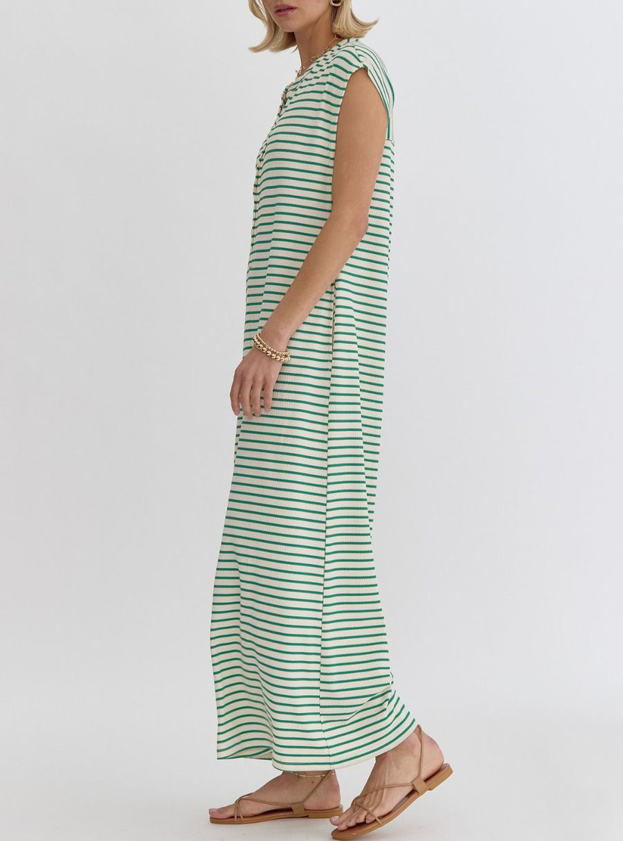 Stripe Wide Leg Jumpsuit