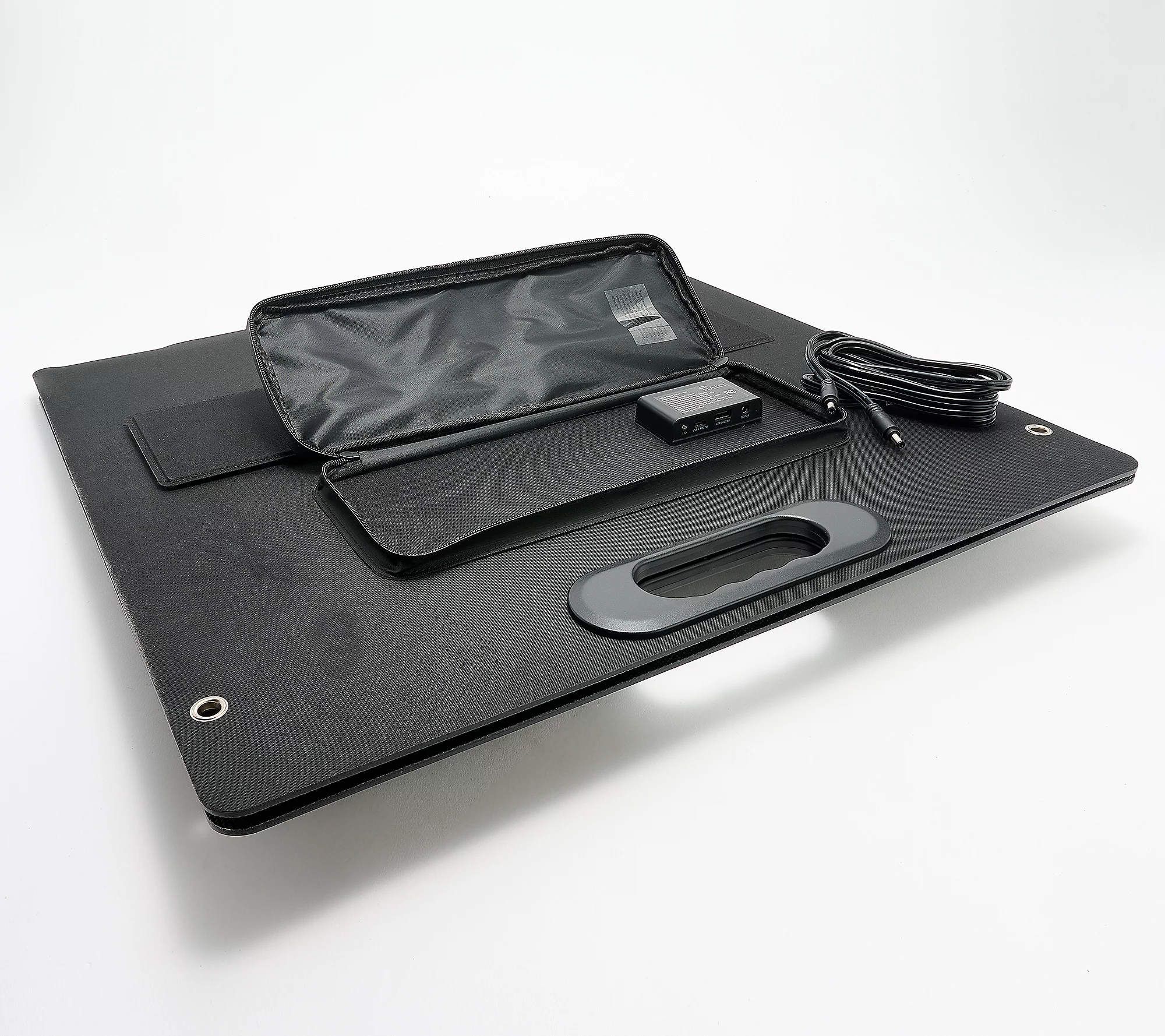 HALO 1600Wh Power Station with 11 Outlets & 100W Solar Panel & Trolley