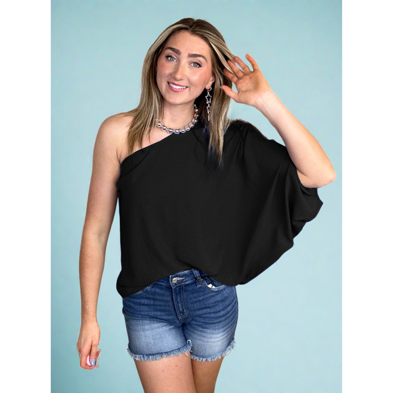 FASHION ONE SHOULDER TOP