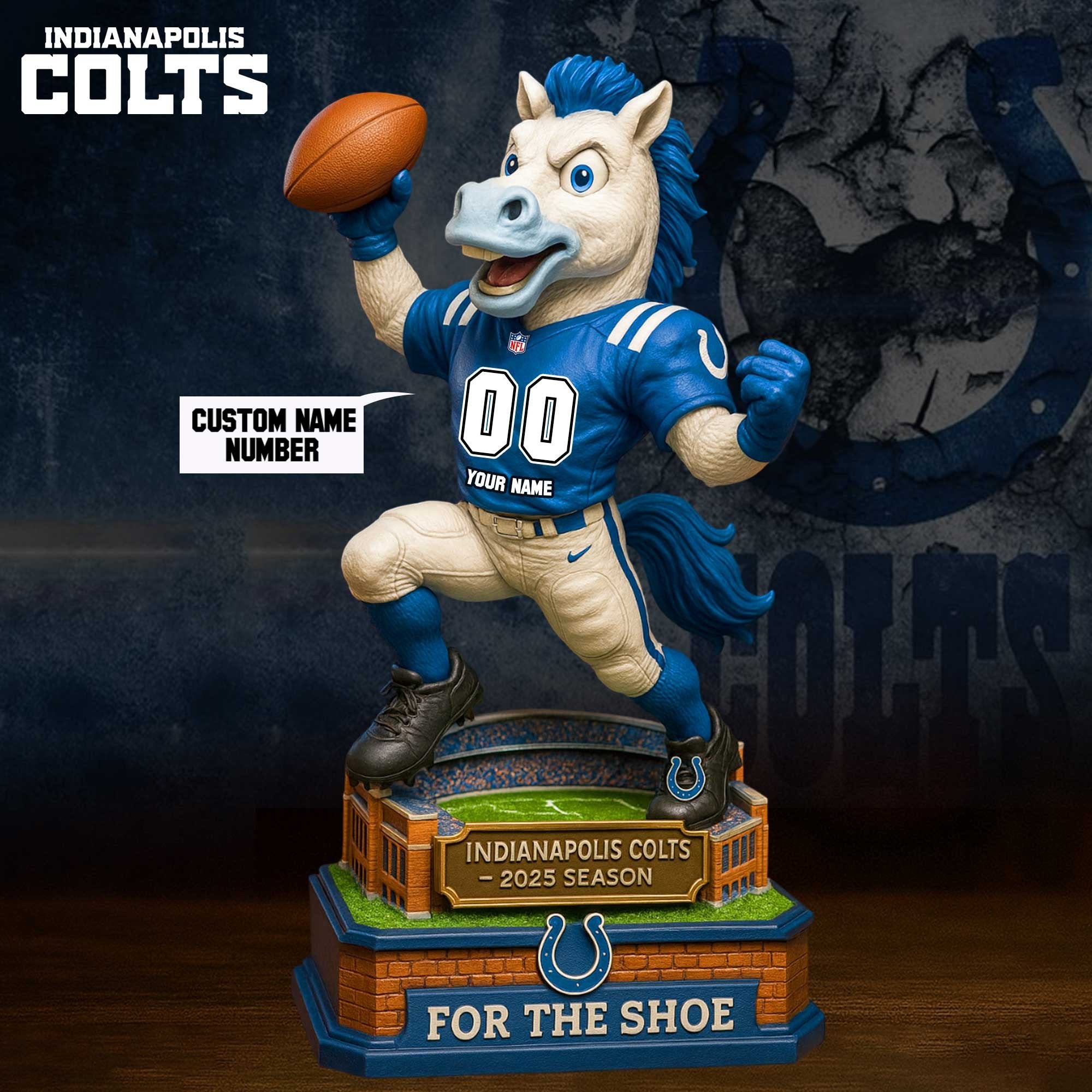 Full Premium NFL X Figure Acrylic Plaque - Best Gifts For Fans