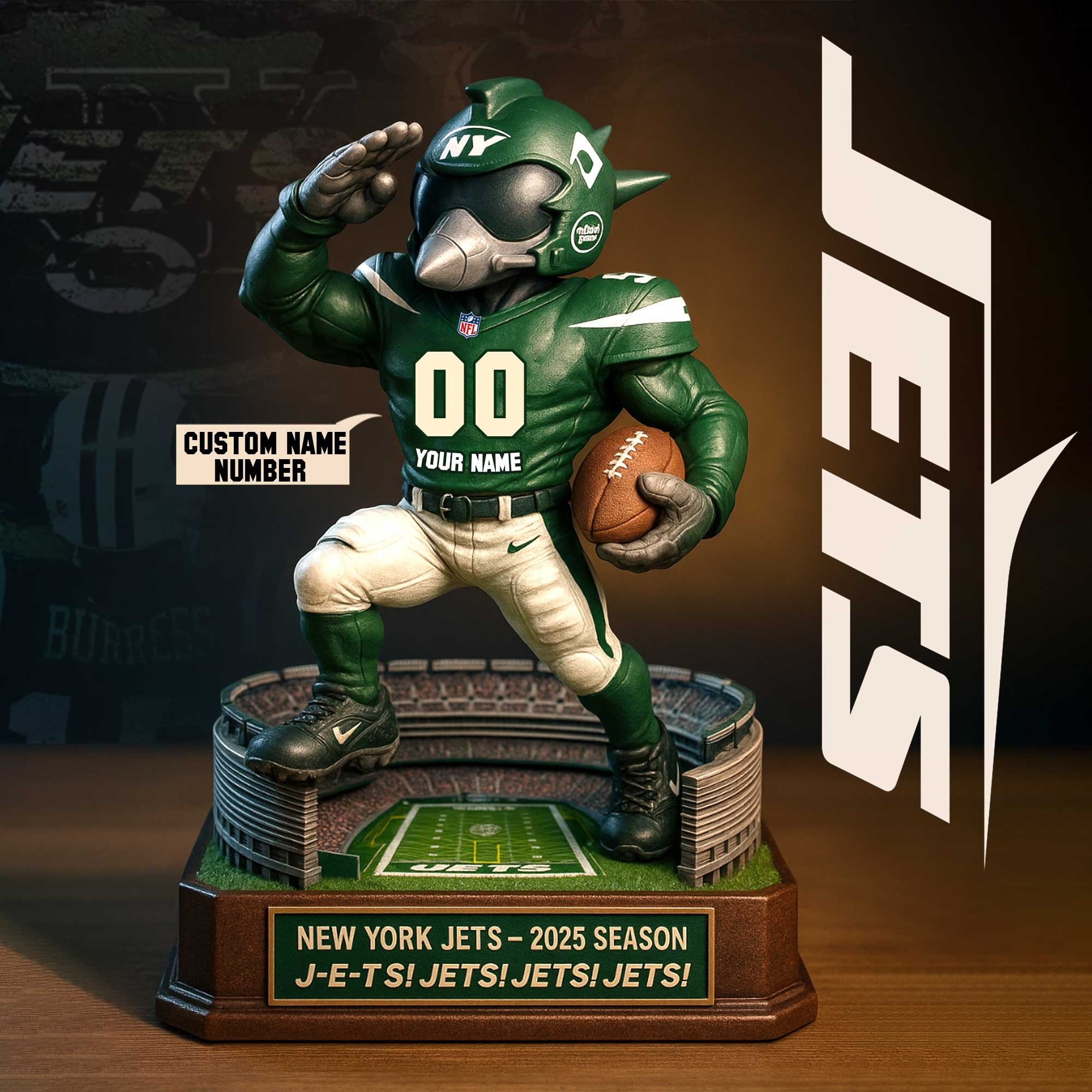 Full Premium NFL X Figure Acrylic Plaque - Best Gifts For Fans