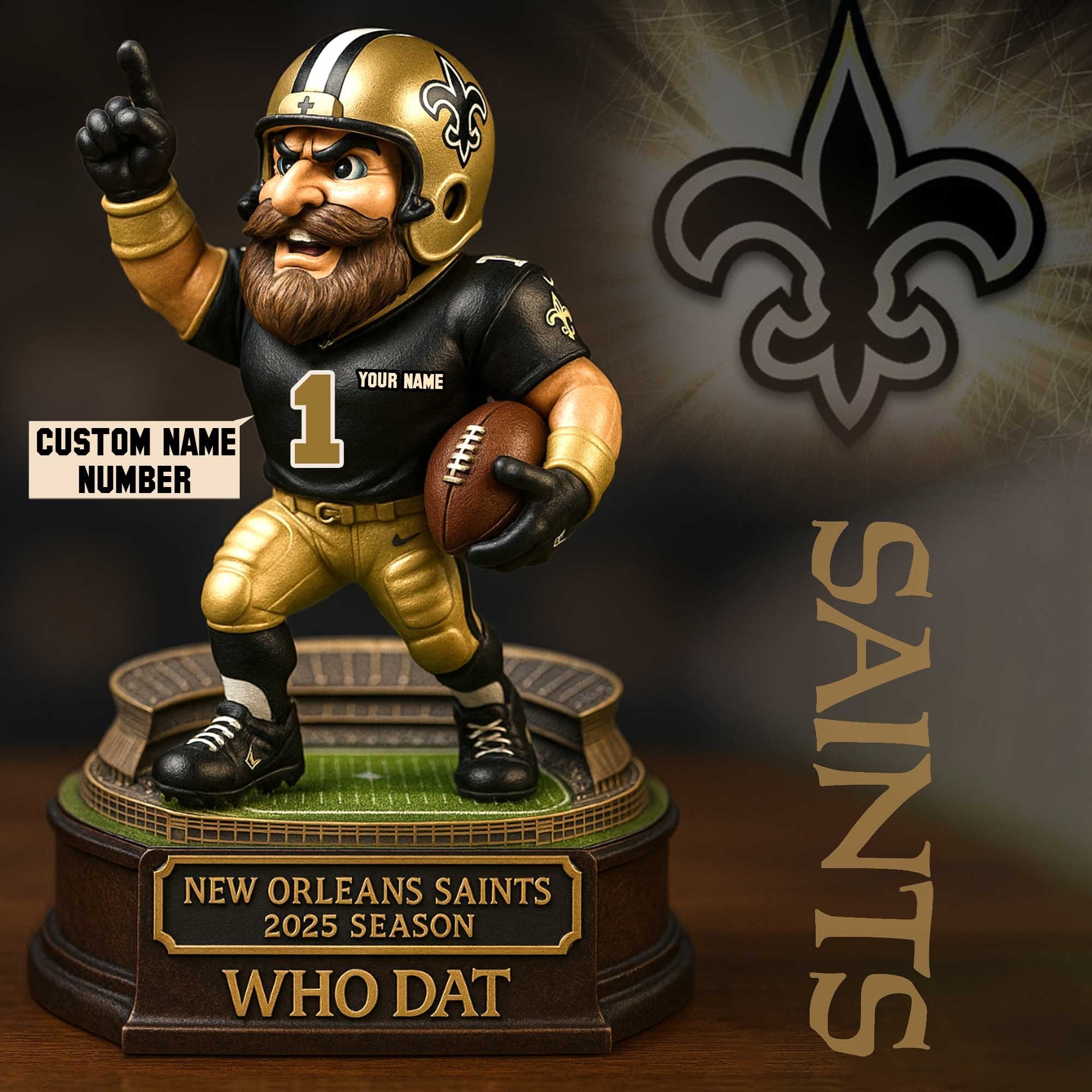 Full Premium NFL X Figure Acrylic Plaque - Best Gifts For Fans