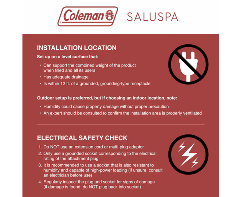 💝Soon to be sold out!!💝Buy 1 get 1 free🔥Coleman Inflatable Spa Hot 🛀Tub 4-6 Person