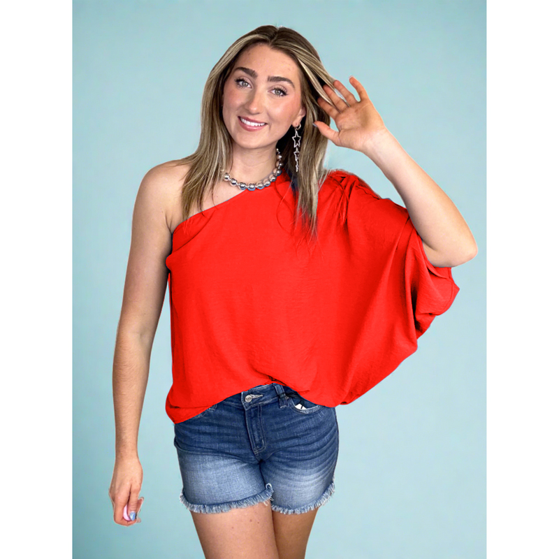 FASHION ONE SHOULDER TOP