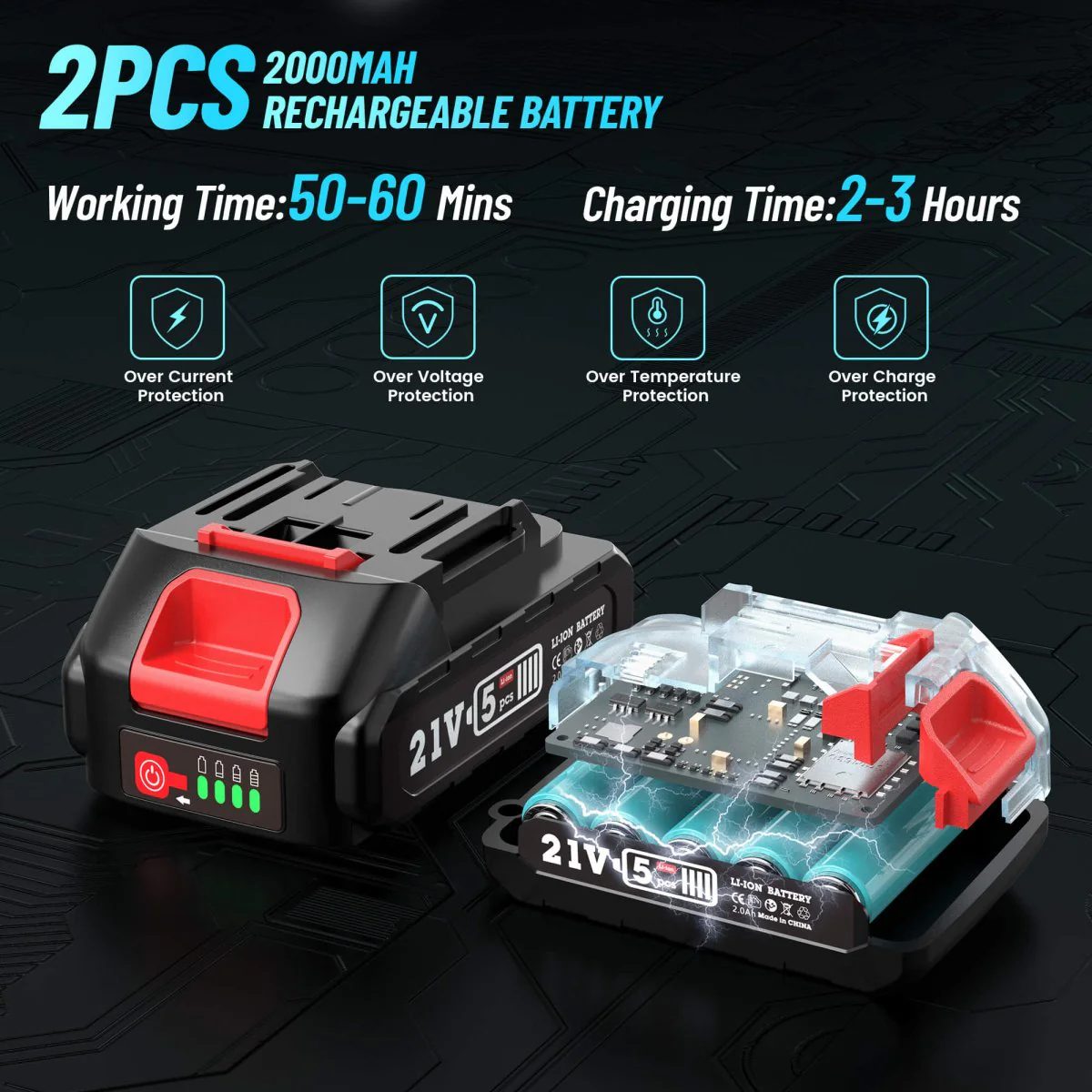 🔋2-in-1 Cordless Pole Saw and Mini Electric Saw✂️🪵 Buy 2 Get 4 Free