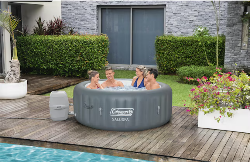 💝Soon to be sold out!!💝Buy 1 get 1 free🔥Coleman Inflatable Spa Hot 🛀Tub 4-6 Person