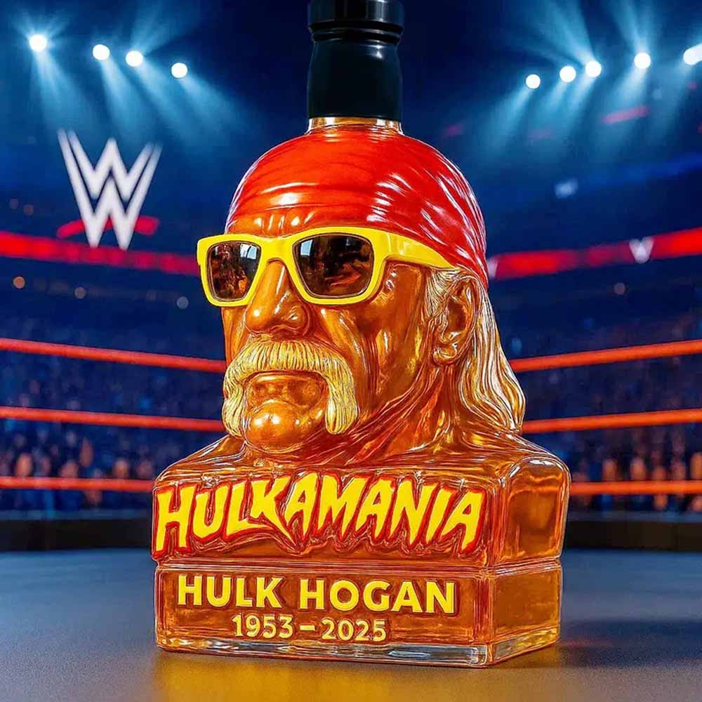 1953 Hulk Hogan Memorial Limited Edition Whiskey Bottle