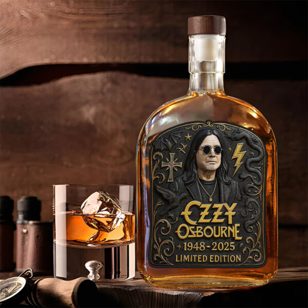 2025 Ozzy Osbourne 25oz Whiskey Bottle