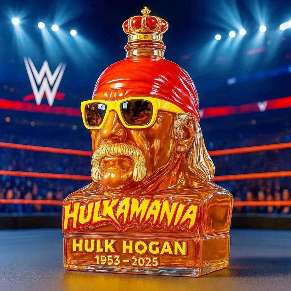 1953 Hulk Hogan Memorial Limited Edition Whiskey Bottle