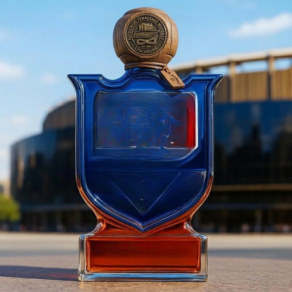 Vintage Ice Hockey Style 100th Anniversary Whiskey Decanter