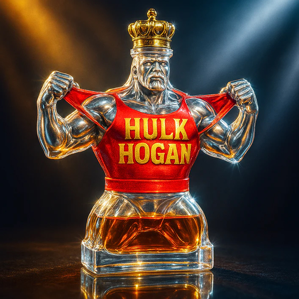 1953-2025 HULK HOGAN Memorial Whiskey Bottle