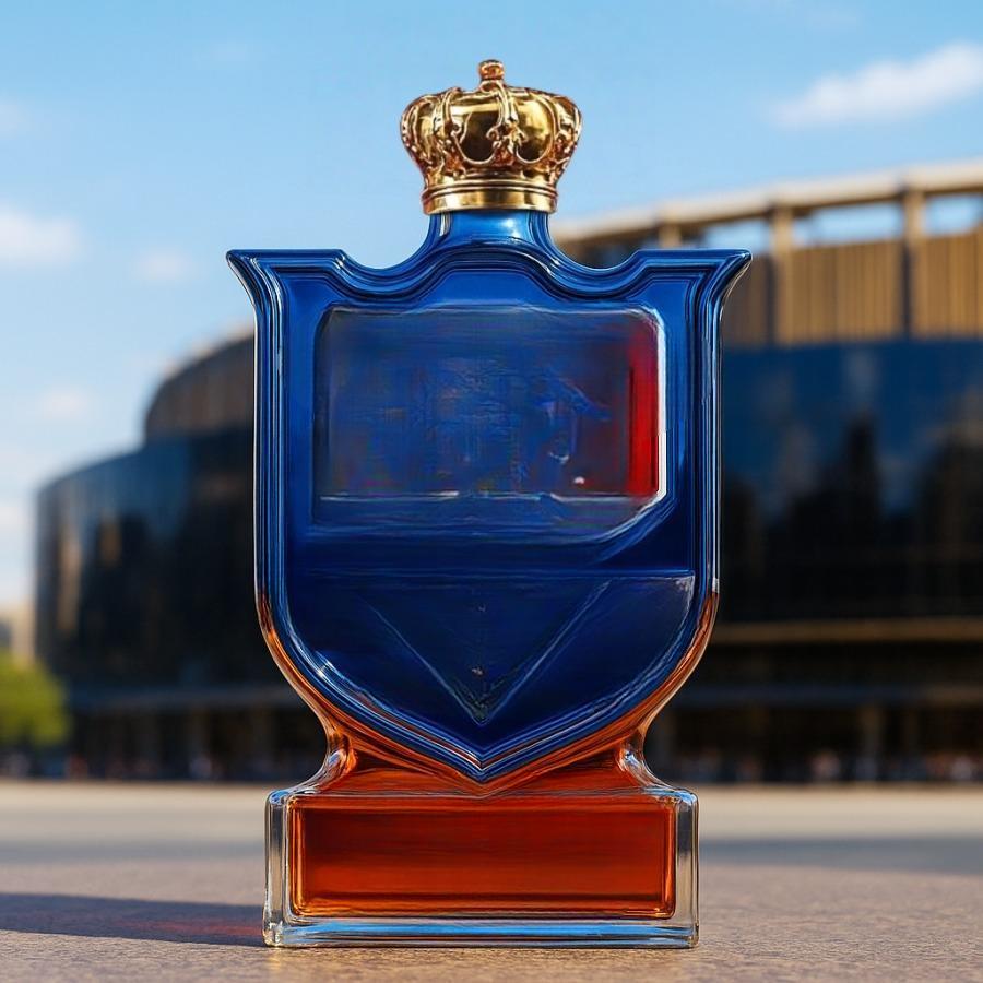 New York Rangers 100th Anniversary Whiskey Bottle