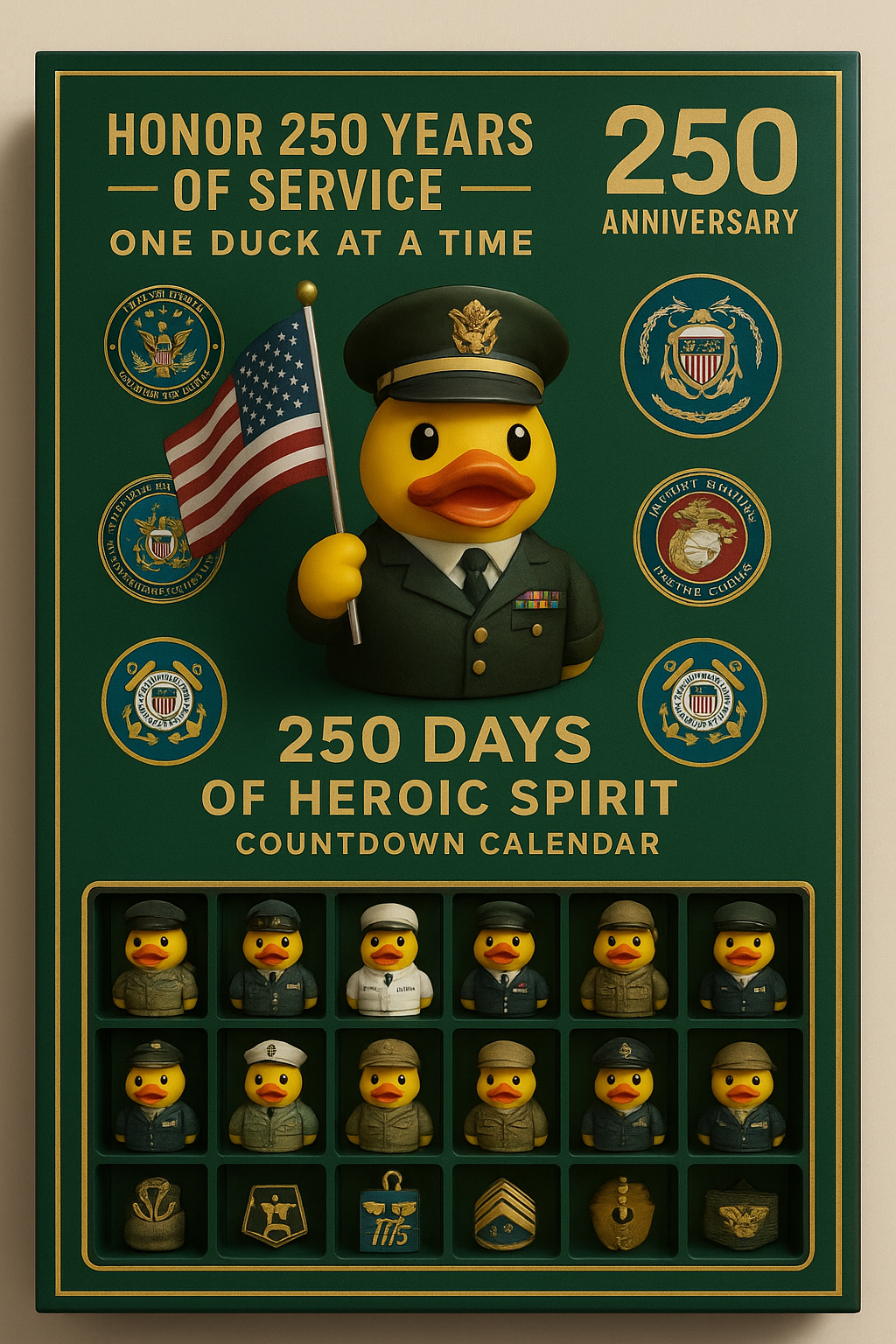 Honor 250 Years of Service — One Duck at a Time